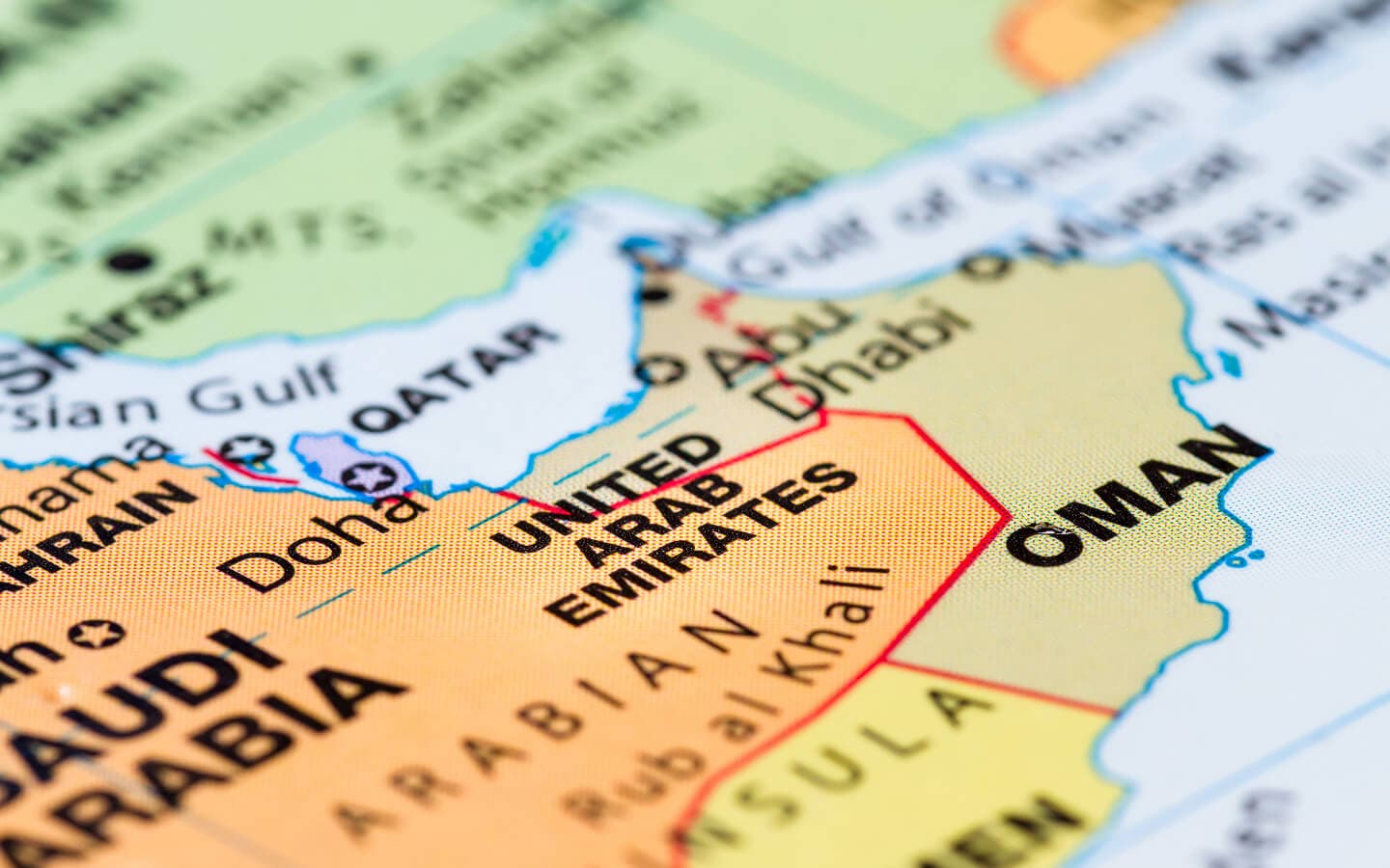 Oman's strategic location on the Arabian Peninsula